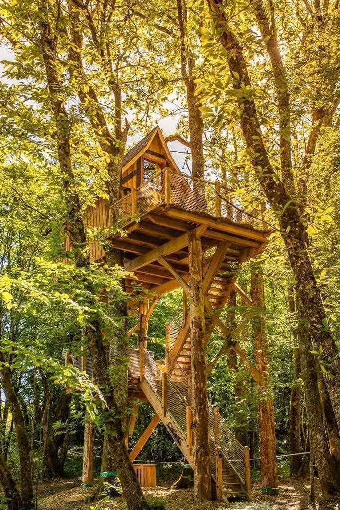 Le concept de cabane dans les arbres