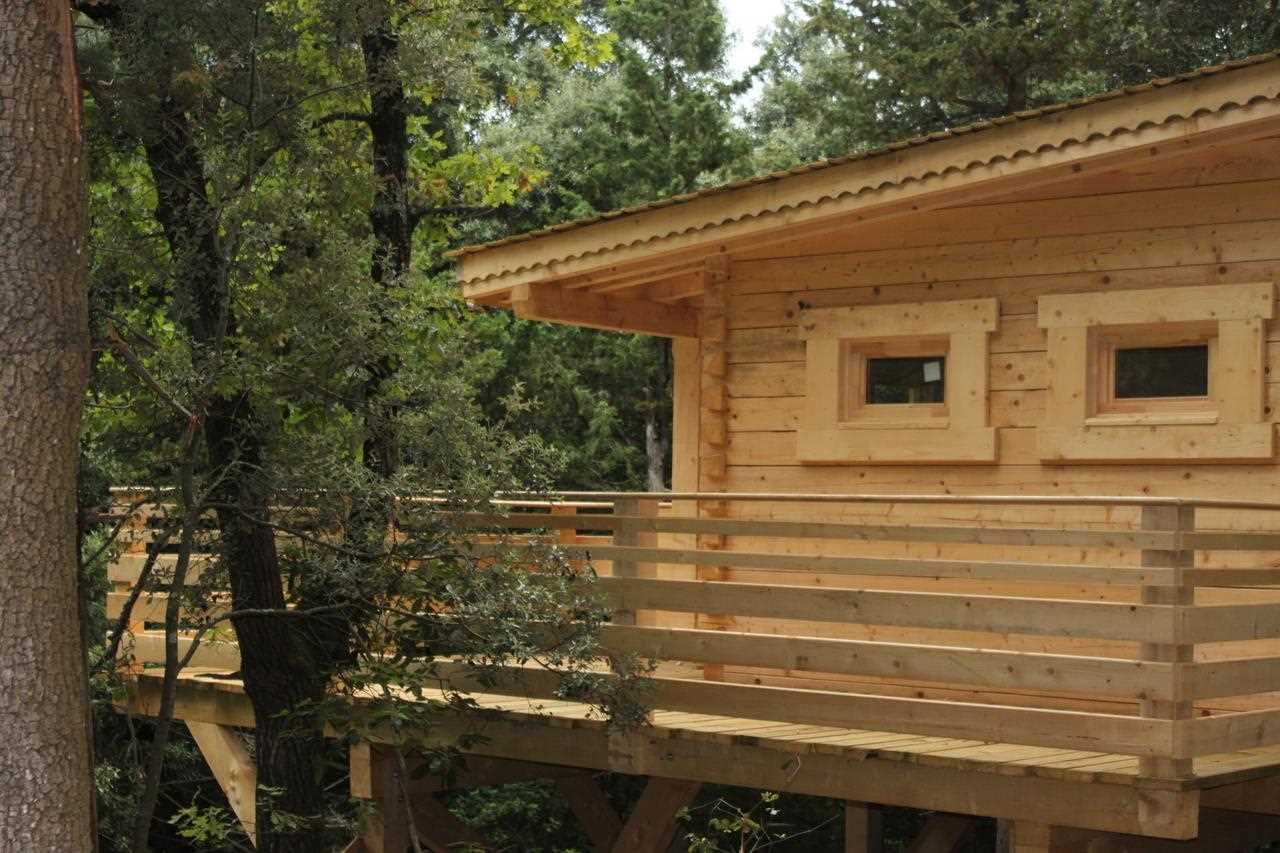 La popularité des cabanes en bois à Villedubert