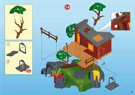 Plan de la cabane dans les arbres Playmobil 5557