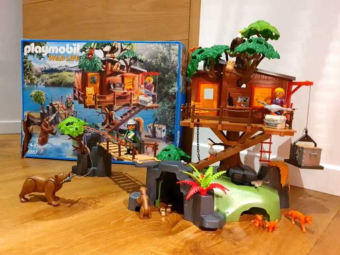 Utilisations et avantages de la cabane dans les arbres Playmobil 5557